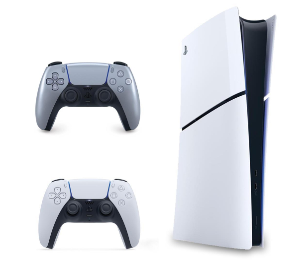 Sony PlayStation 5 Slim Digital + DualSense Sterling Silver - 1268038 - zdjęcie